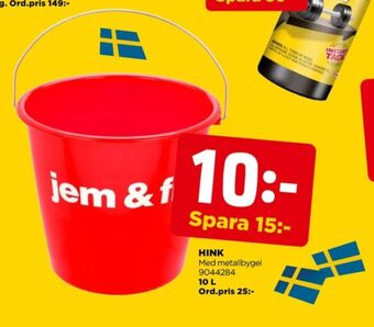 Jem&Fix Jem & fix hink erbjuda