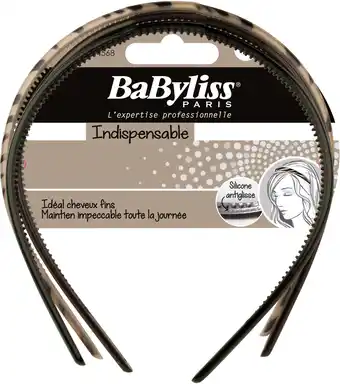 Babyliss diadem anti-glid blandade färger 3 st