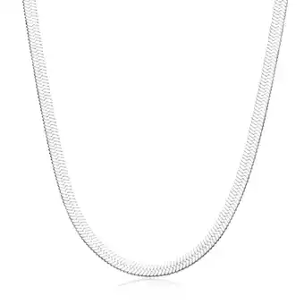 Blomdahl halsband silvery plain 2,5 mm