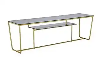 Furniturebox Sumaya tv-bänk 145 mässing erbjuda