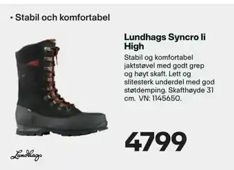 XXL Lundhags Syncro Ii High erbjuda