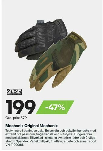 XXL Mechanix Original Mechanix erbjuda