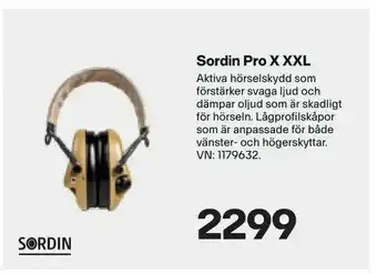Sordin Pro X XXL