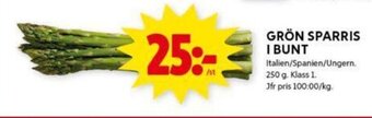 ICA Kvantum GRÖN SPARRIS I BUNT erbjuda