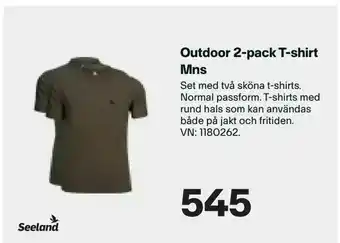 XXL Outdoor 2-pack T-shirt Mns erbjuda