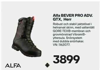 XXL Alfa BEVER PRO ADV. GTX, Herr erbjuda