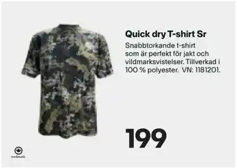 XXL Quick dry T-shirt Sr erbjuda