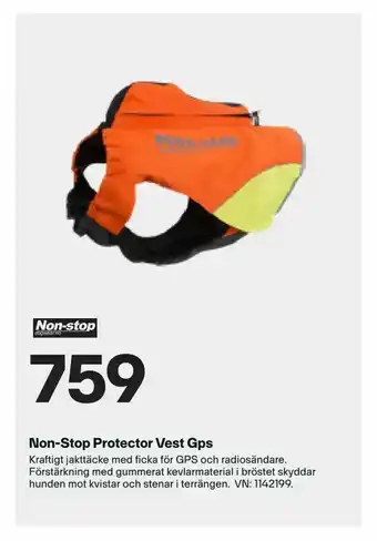 XXL Non-Stop Protector Vest Gps erbjuda