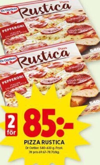 ICA Kvantum PIZZA RUSTICA erbjuda