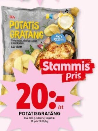 ICA Kvantum POTATISGRATÄNG erbjuda