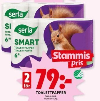 ICA Kvantum TOALETTPAPPER erbjuda