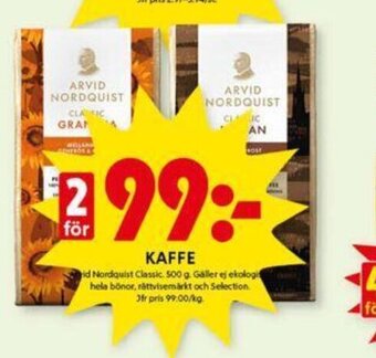 ICA Kvantum Kaffe erbjuda