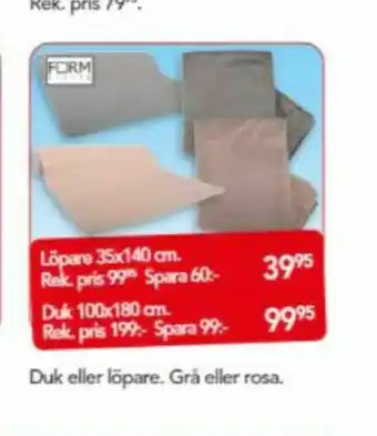 Bo Ohlsson Form Living Löpare erbjuda