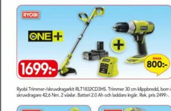 Bo Ohlsson Ryobi Verktygsset erbjuda