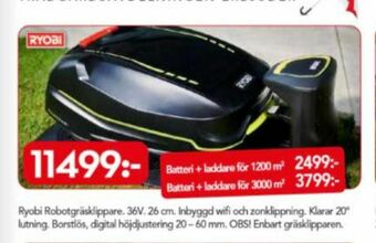 Bo Ohlsson Ryobi Batteri och laddare erbjuda