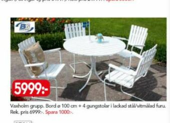 Bo Ohlsson BG Utemöbler erbjuda