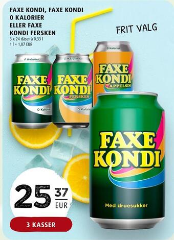 Scandinavian Park Faxe kondi, faxe kondi 0 kalorier eller faxe kondi fersken erbjuda
