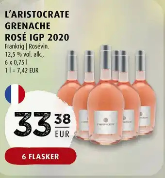 Scandinavian Park L'aristocrate grenache rosé igp 2020 erbjuda