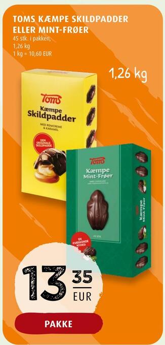 Scandinavian Park Toms kæmpe skildpadder eller mint-frøer erbjuda
