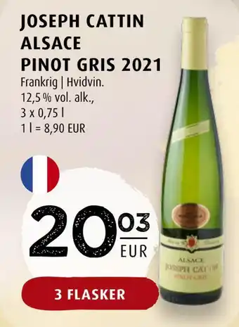 Scandinavian Park Joseph cattin alsace pinot gris 2021 erbjuda