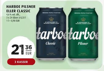 Scandinavian Park Harboe pilsner eller classic erbjuda