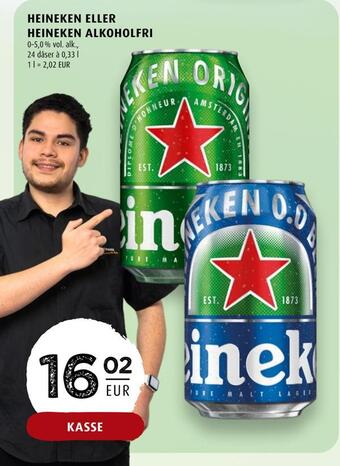 Scandinavian Park Heineken eller heineken alkoholfri erbjuda