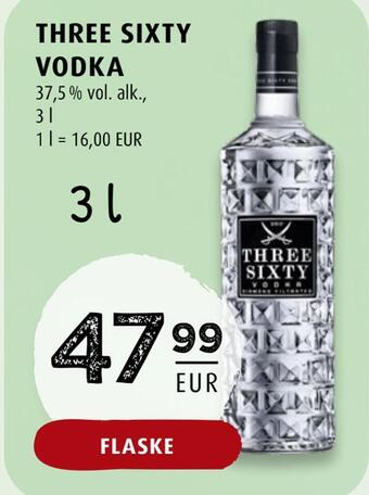 Scandinavian Park Three sixty vodka erbjuda