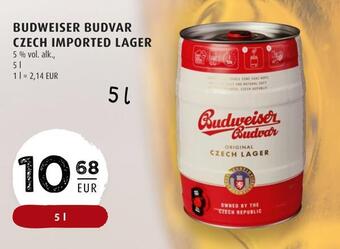 Scandinavian Park Budweiser budvar czech imported lager erbjuda