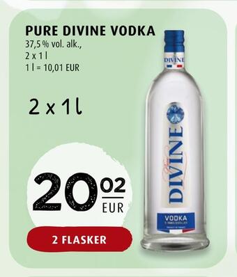 Scandinavian Park Pure divine vodka erbjuda
