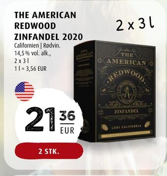 Scandinavian Park The american redwood zinfandel 2020 erbjuda