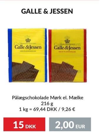 Nielsen Discount Galle & jessen erbjuda