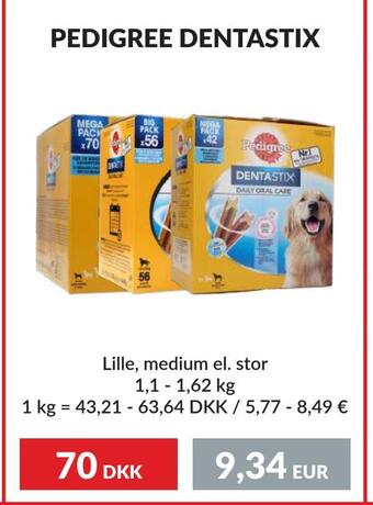 Nielsen Discount Pedigree dentastix erbjuda