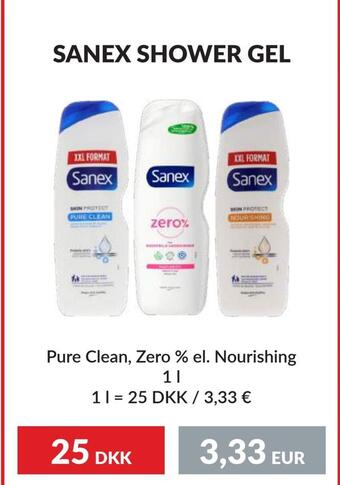 Nielsen Discount Sanex shower gel erbjuda