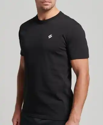 Superdry Core lös kortärmad t-tröja i ekologisk bomull erbjuda