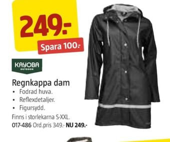 Jula Kayoba regnkappa erbjuda
