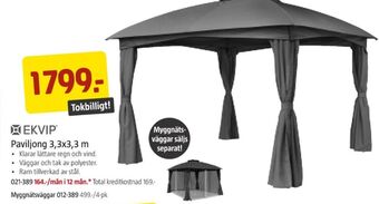 Jula Ekvip paviljong erbjuda
