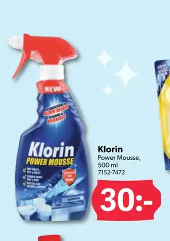 Klorin rengöringsmedel