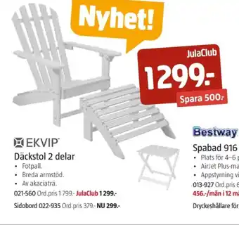 Jula Ekvip solstol erbjuda