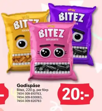 DollarStore Bitez godispåsar erbjuda