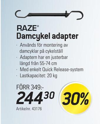 thansen Damcykel adapter erbjuda