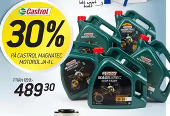 thansen 30% på castrol magnatec motorolja 4 l erbjuda