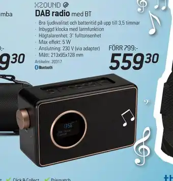 thansen Dab radio med bt erbjuda