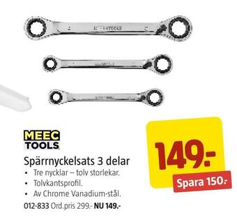 Jula Spärrnyckelsats 3 delar erbjuda