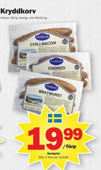 Pekås Kryddkorv erbjuda