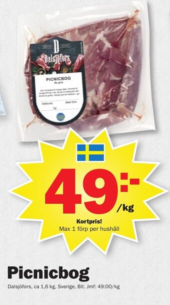 Pekås Picnicbog erbjuda