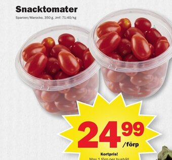 Pekås Snacktomater erbjuda