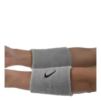 Sportamore Swoosh doublewide wristbands grey erbjuda