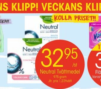 EKO Neutral tvättmedel pulver erbjuda
