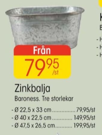 EKO Blomin krukor erbjuda