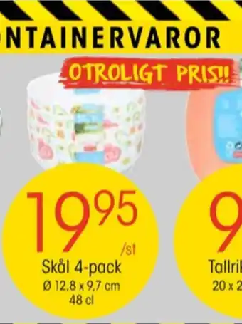 EKO Bliw skålar erbjuda
